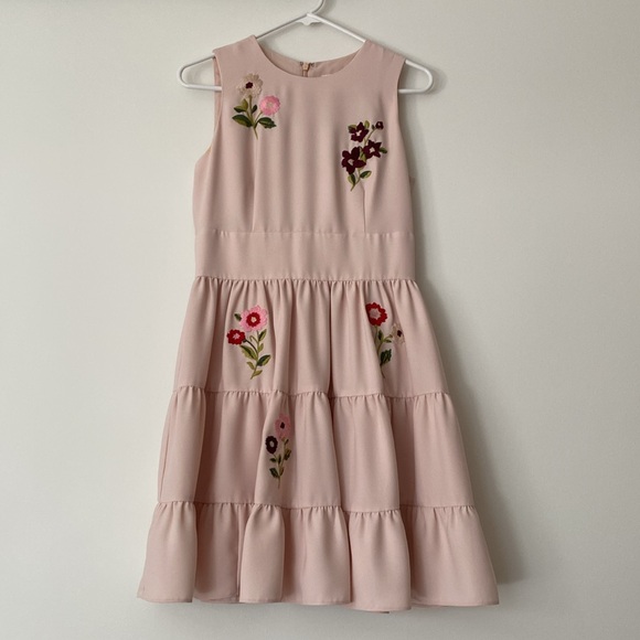 Kate spade ♠️ floral embroidered dress size 4 - Picture 6 of 16